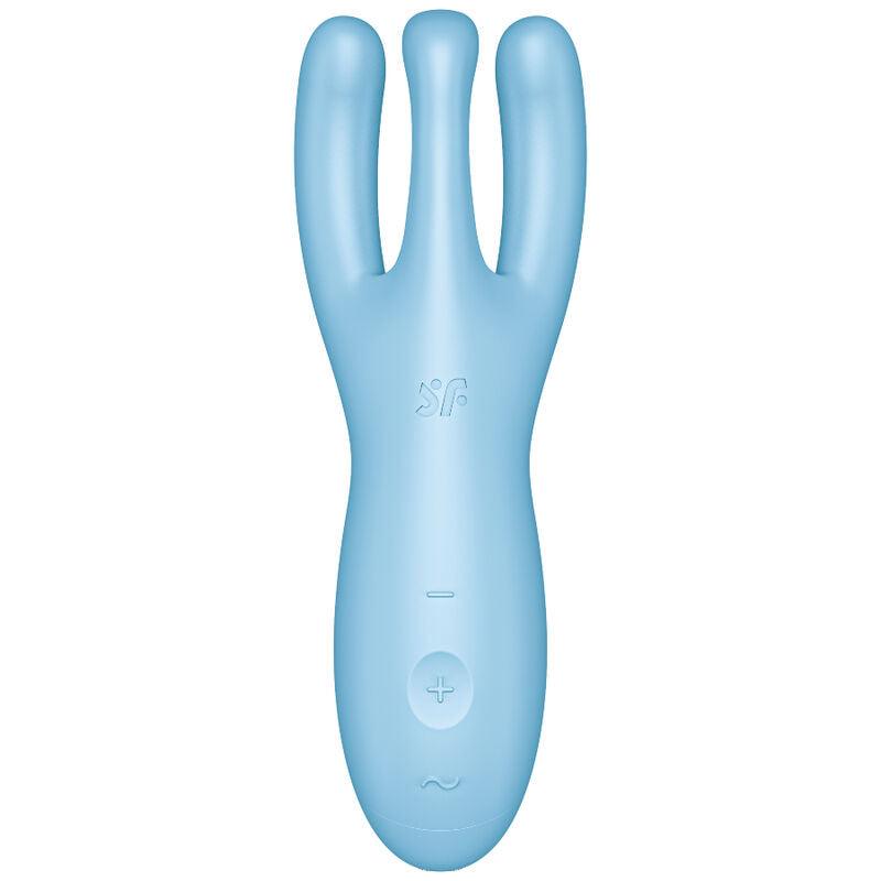 SATISFYER APP VIBRADOR THREESOME 4 AZUL