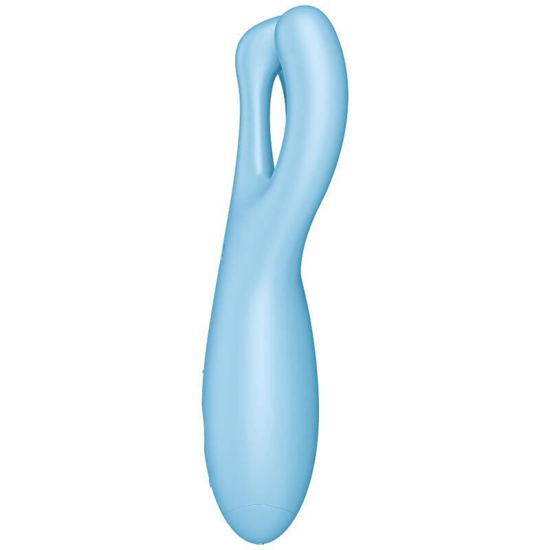 SATISFYER APP VIBRADOR THREESOME 4 AZUL