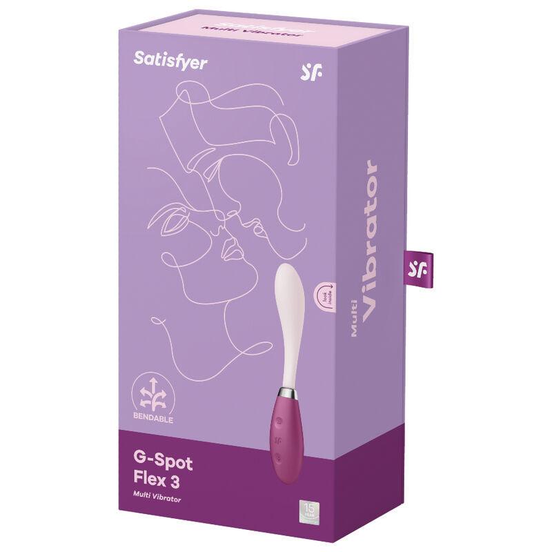 SATISFYER MULTI VIBRADOR G SPOT FLEX 3 VERMELHO