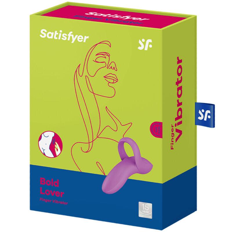 SATISFYER VIBRADOR DE DEDO BOLD LOVER ROSA