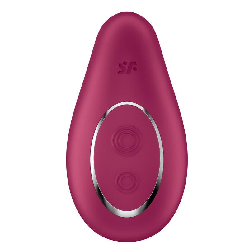 SATISFYER VIBRADOR LAY ON DIPPING DELIGHT VERMELHO