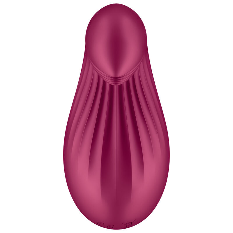 SATISFYER VIBRADOR LAY ON DIPPING DELIGHT VERMELHO