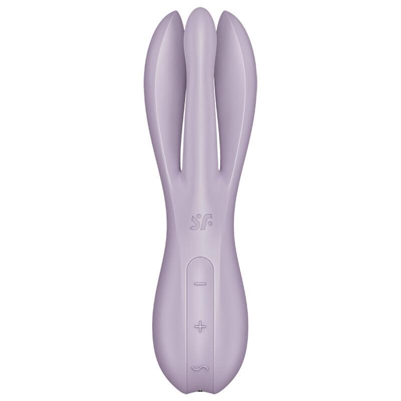 SATISFYER VIBRADOR THREESOME 2 VIOLETA