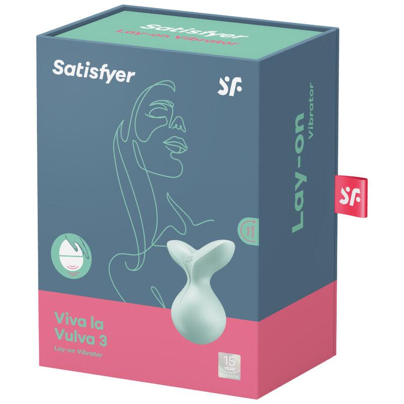 SATISFYER VIBRADOR LAY ON VIVA LA VULVA 3 VERDE