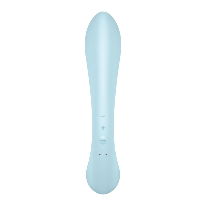 SATISFYER VIBRAO HiBRIDA TRIPLE OH AZUL