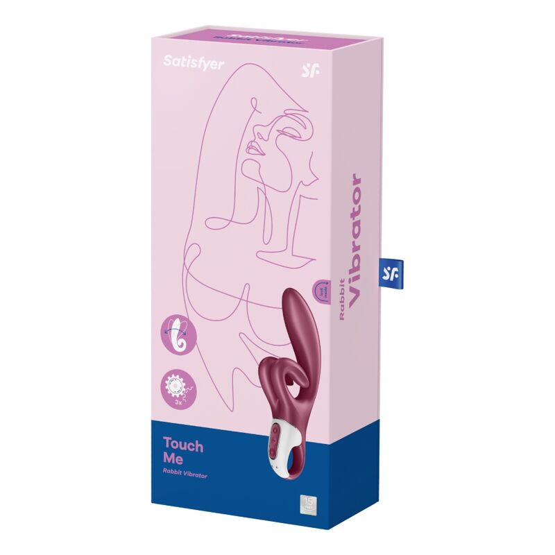 SATISFYER TOUCH ME COELHO VIBRAO VERMELHO