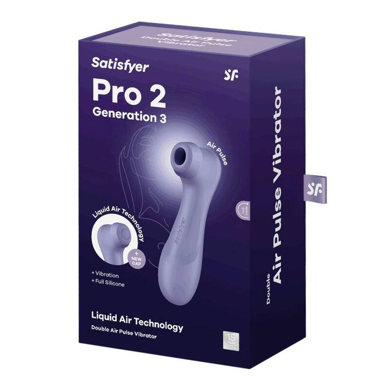 SATISFYER TECNOLOGIA DE AR LiQUIDO PRO 2 GERAO 3 LILS