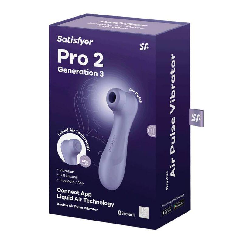 SATISFYER PRO 2 GENERACIoN 3 LILAC BLUETOOTH APP