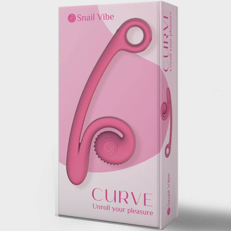 SNAIL VIBE VIBRADOR CURVA CARACOL VIBE ROSA