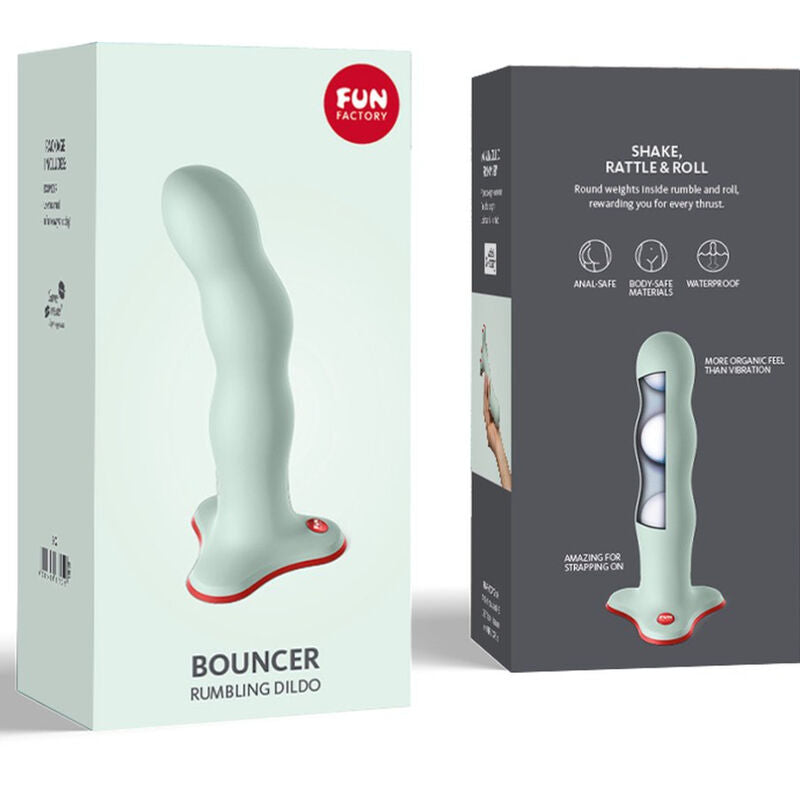 FUN FACTORY BOUNCER DILDO SAGE GREEN