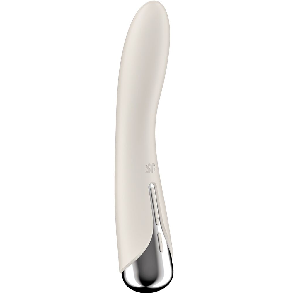 SATISFYER VIBRADOR ROTADOR BEGE SPINNING VIBE 1 G SPOT BEIGE