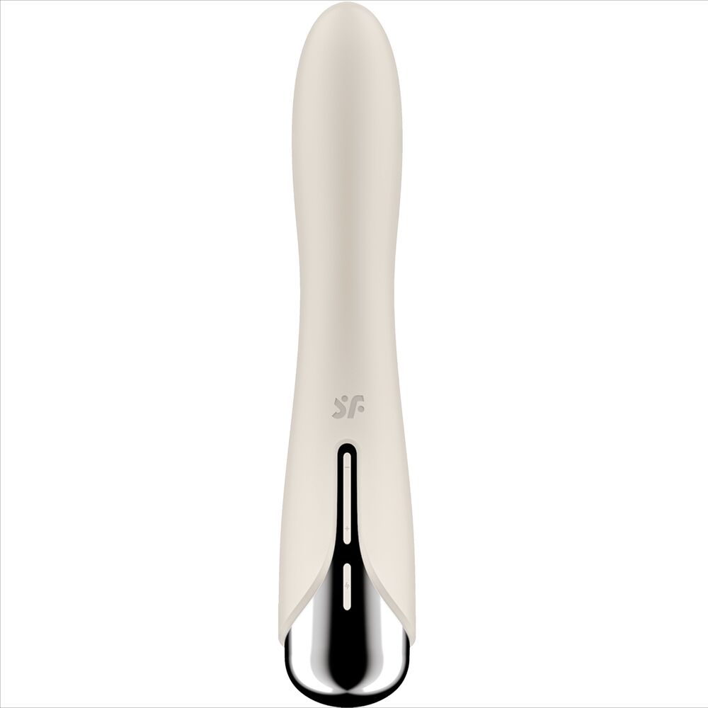 SATISFYER VIBRADOR ROTADOR BEGE SPINNING VIBE 1 G SPOT BEIGE