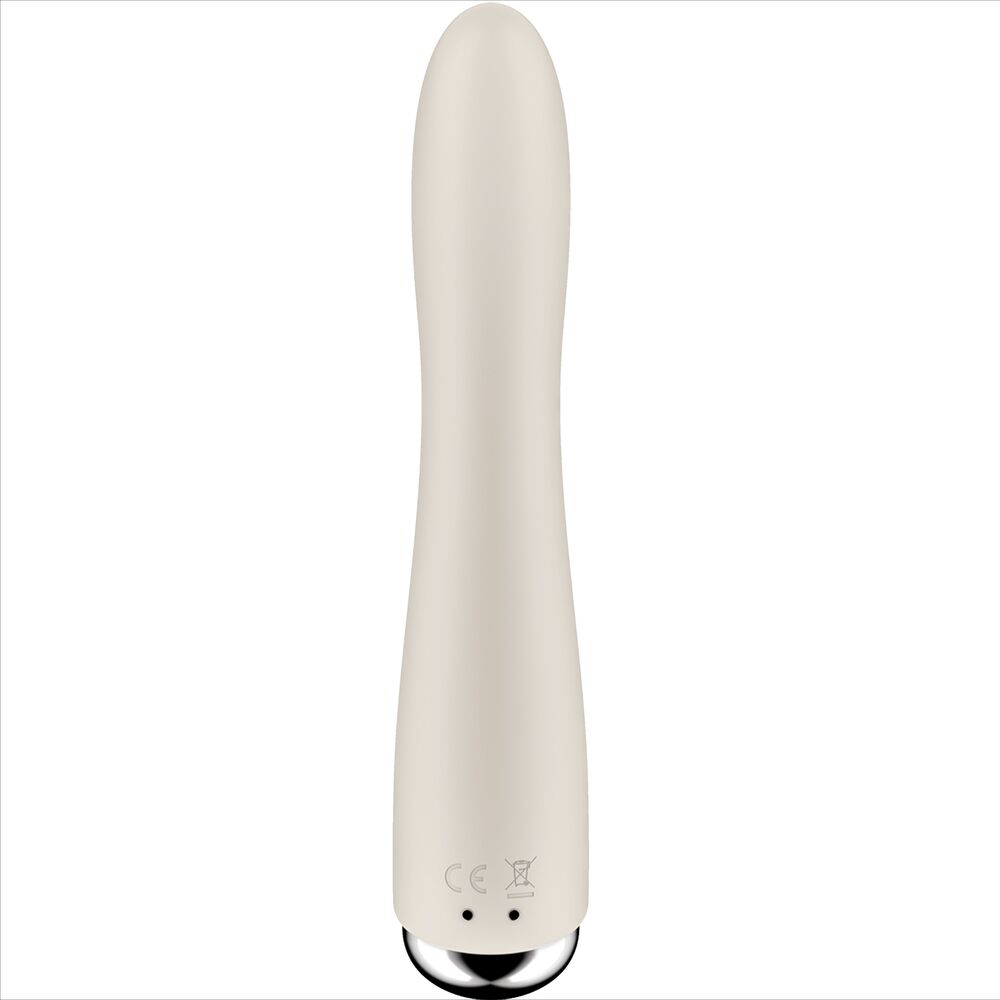 SATISFYER VIBRADOR ROTADOR BEGE SPINNING VIBE 1 G SPOT BEIGE