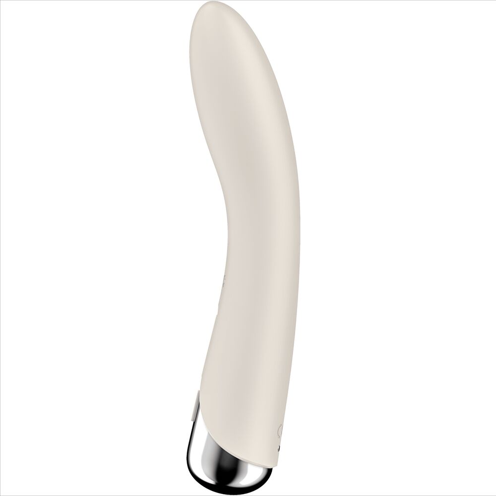 SATISFYER VIBRADOR ROTADOR BEGE SPINNING VIBE 1 G SPOT BEIGE