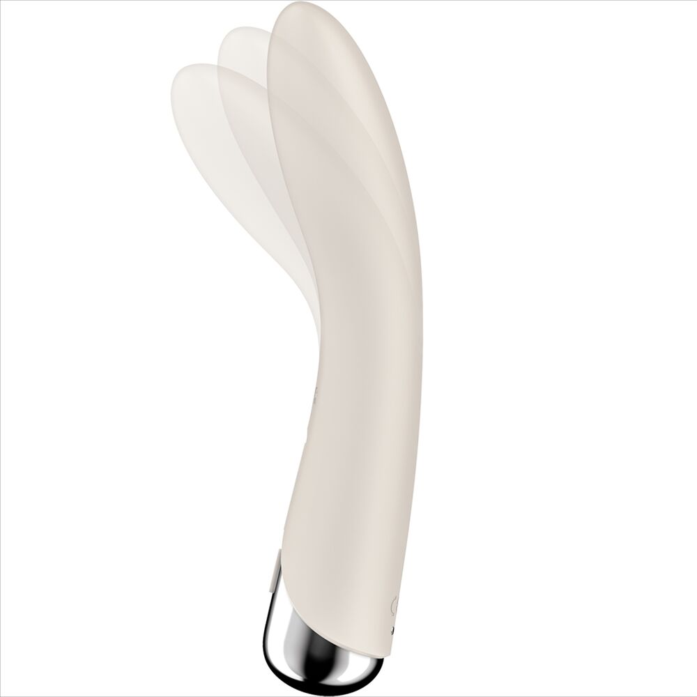 SATISFYER VIBRADOR ROTADOR BEGE SPINNING VIBE 1 G SPOT BEIGE