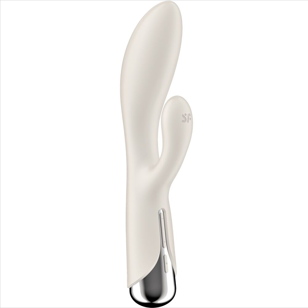 SATISFYER SPINNING COELHO 1 CLIToRIS E ESTIMULAO G SPOT BEGE