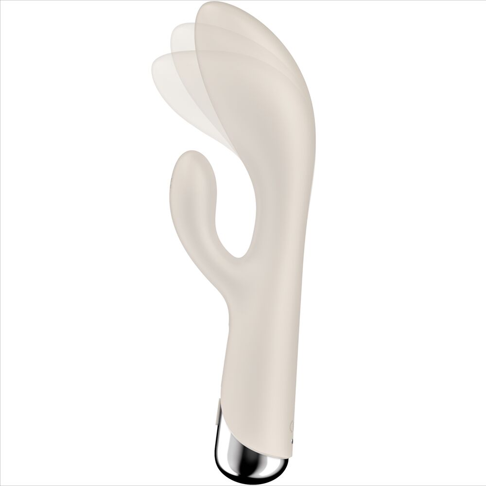 SATISFYER SPINNING COELHO 1 CLIToRIS E ESTIMULAO G SPOT BEGE