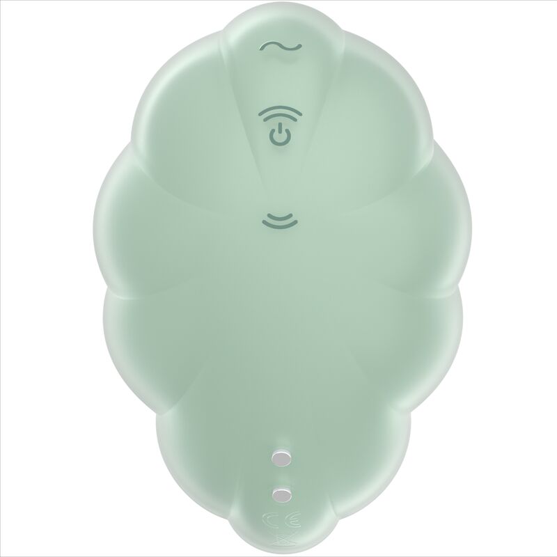 SATISFYER VIBRADOR DE PULSO DE AR VERDE CLOUD DANCER