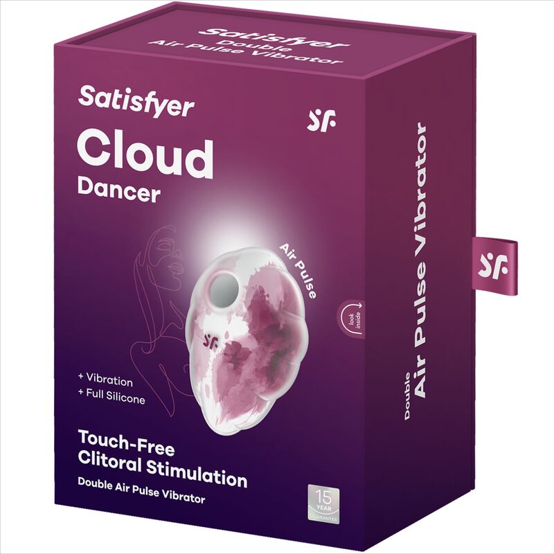 SATISFYER CLOUD DANCER VIBRADOR VERMELHO PULSO DE AR