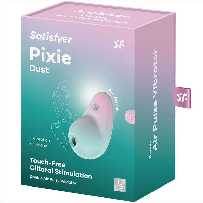 SATISFYER ESTIMULADOR PIXIE DUST BLUE AIR PLUSE