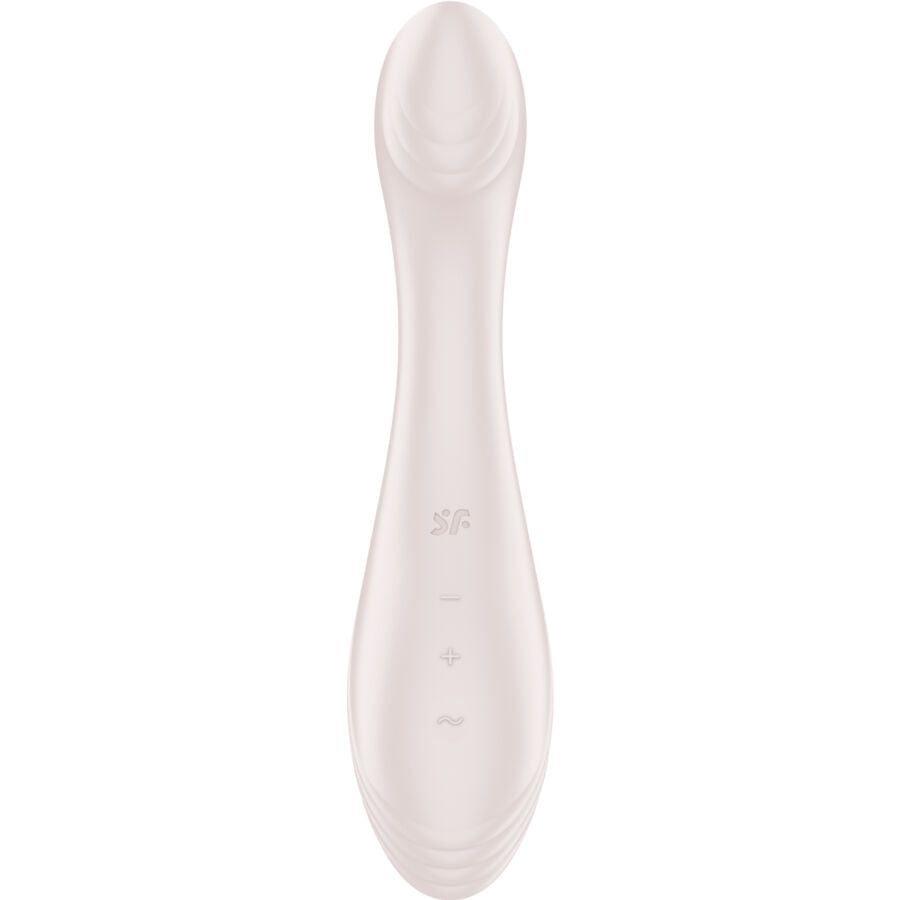 SATISFYER G FORCE ESTIMULADOR VIBRADOR G SPOT BEGE