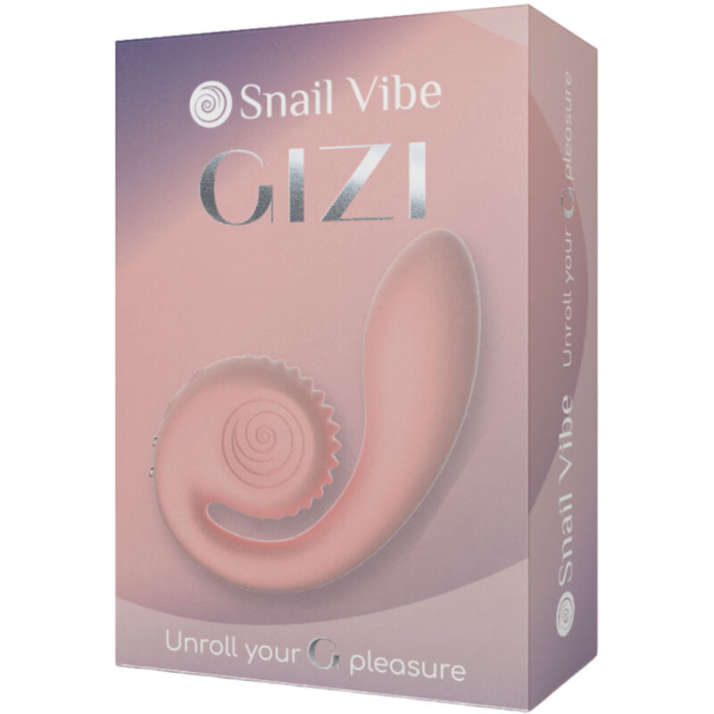 SNAIL VIBE GIZI ESTIMULADOR DUPLO ROSA