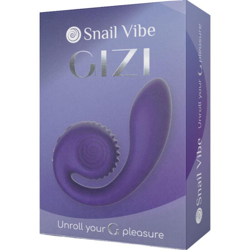 SNAIL VIBE GIZI ESTIMULADOR DUPLO ROXO