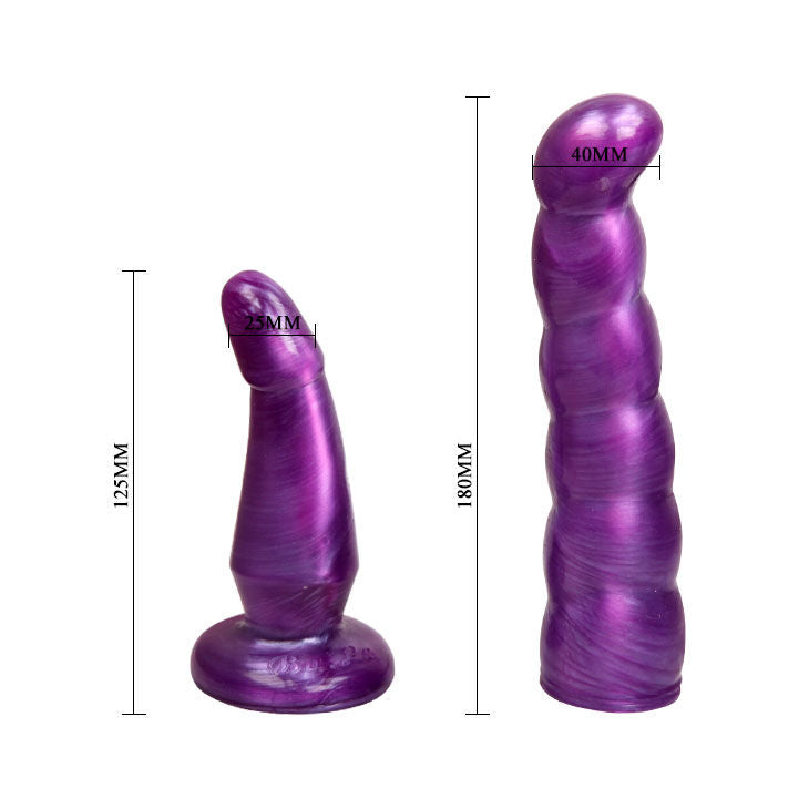 BAILE ARNeS ANAL E VAGINAL FeMEA LILAC GPOINT 17 CM