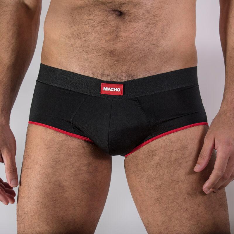 MACHO CUECA CUECA MS24R VERMELHO ESCURO XL