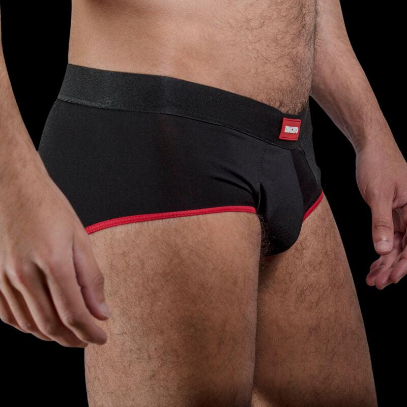 MACHO CUECA CUECA MS24R VERMELHO ESCURO XL