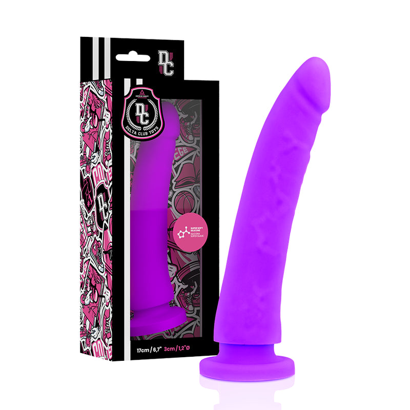 DELTA CLUB ARREIO DE BRINQUEDOS DONG PURPLE SILICONE 17 X 3 CM