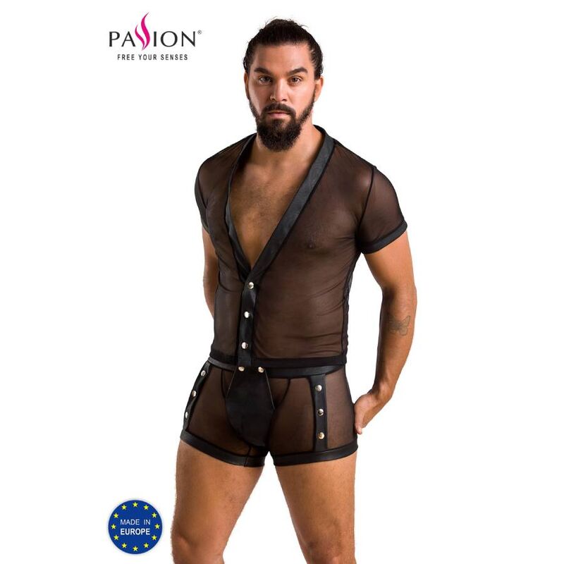 PASSION 052 CONJUNTO MICHAEL PRETO L XL