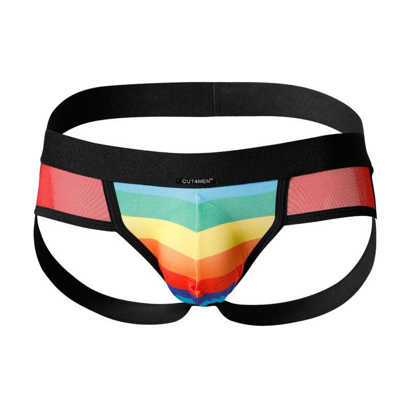 CUT4MEN JOCKSTRAP RAINBOW L