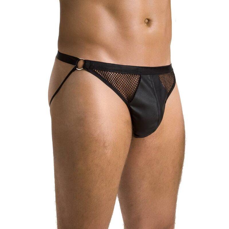 PASSION 034 SLIP OPEN LUKE BLACK S M