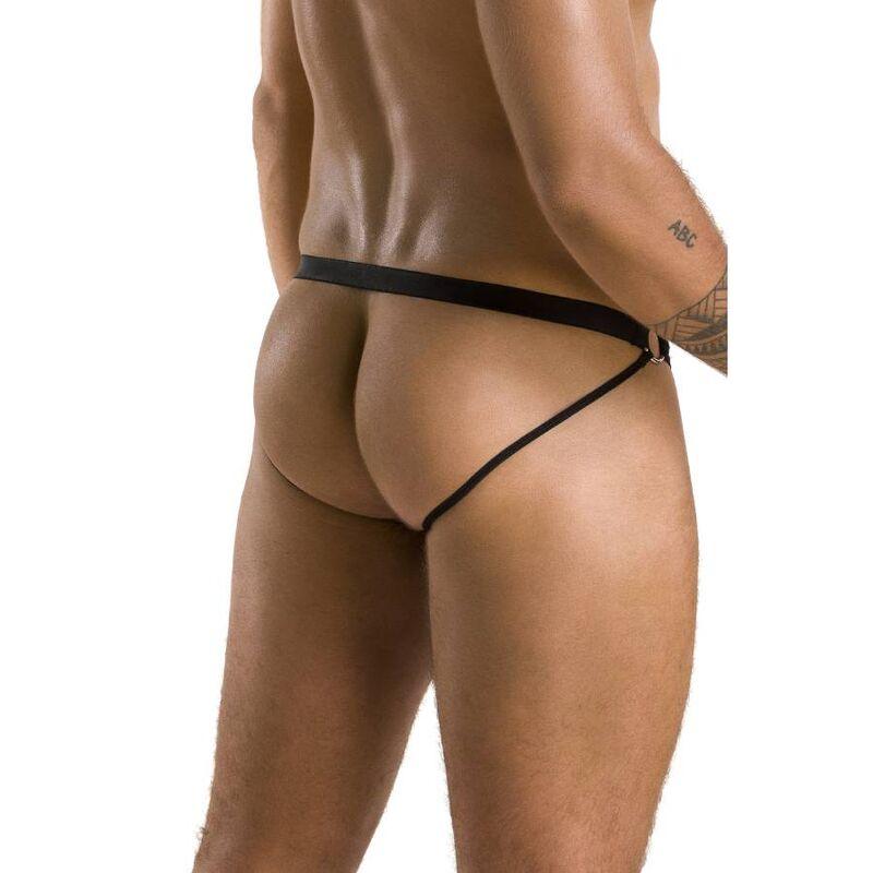 PASSION 034 SLIP OPEN LUKE BLACK S M