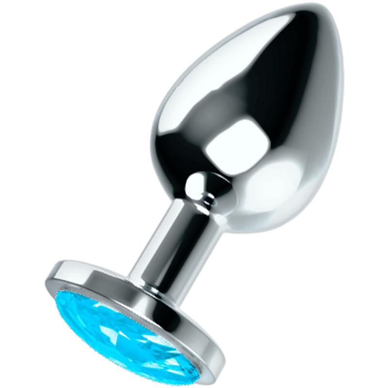 OHMAMA PLUG ANAL COM CRISTAL AZUL