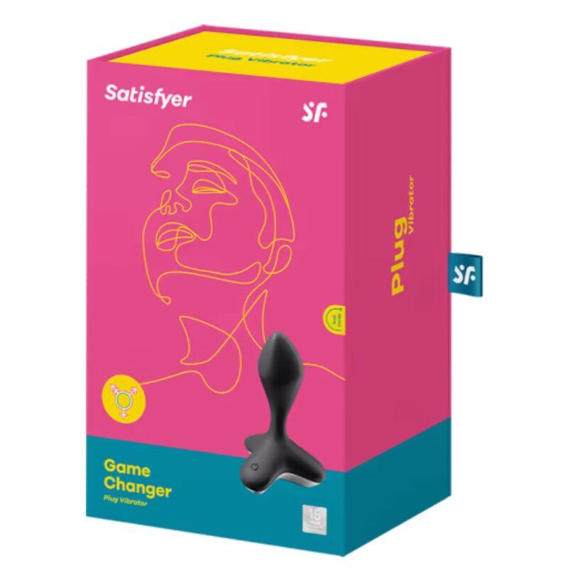 SATISFYER GAME CHANGER PLUG VIBRADOR PRETO