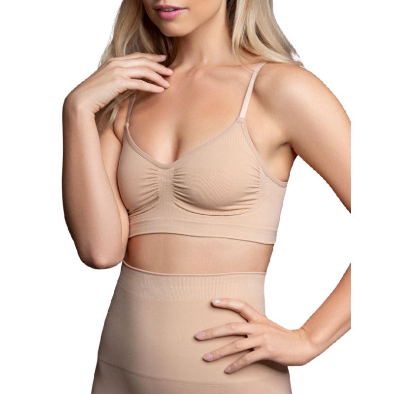 BYE BRA MEDIUM CONTROL SUTI SEM PONTOS BEIGE TAMANHO S