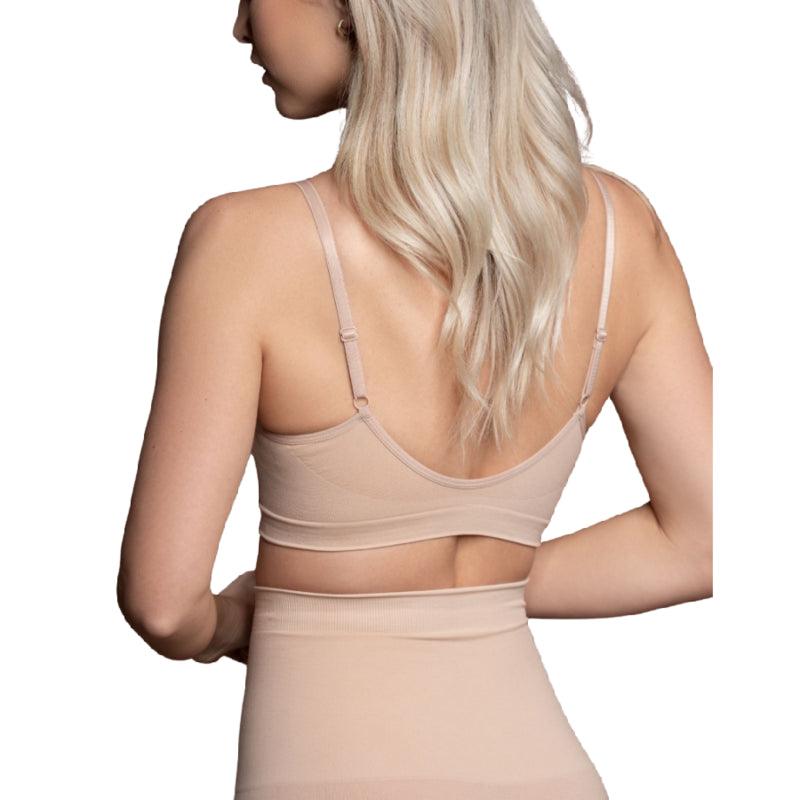 BYE BRA MEDIUM CONTROL SUTI SEM PONTOS BEIGE TAMANHO S