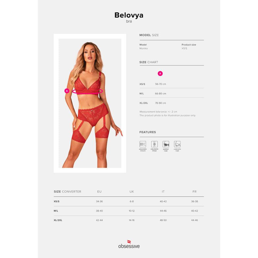 OBSESSIVE BELOVYA BRA XL XXL