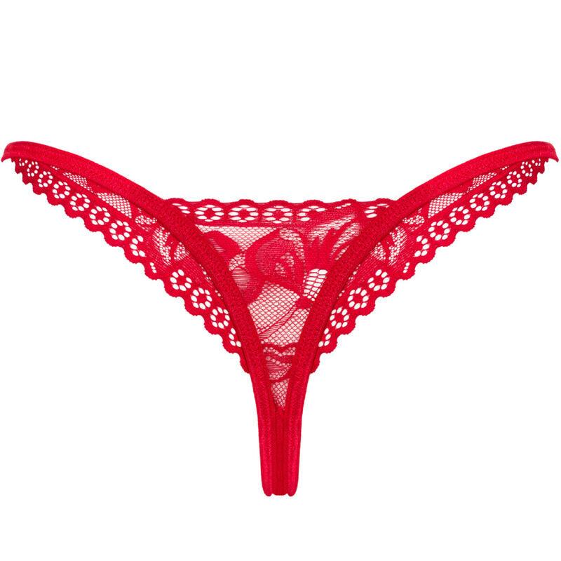 OBSESSIVE TANGA LACELOVE VERMELHA XL XXL