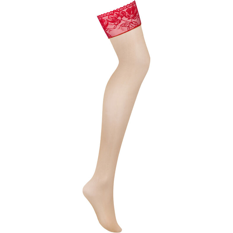 OBSESSIVE CALZE LACELOVE ROSSE XS S