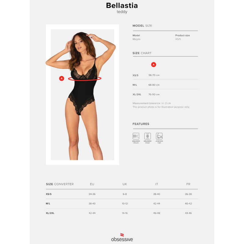 OBSESSIVE BELLASTIA TEDDY XS S