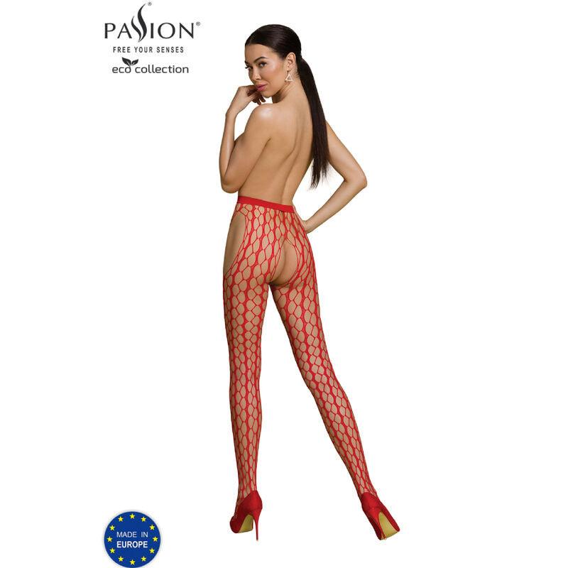 PASSION COLEO ECO BODYSTOCKING ECO S007 VERMELHO