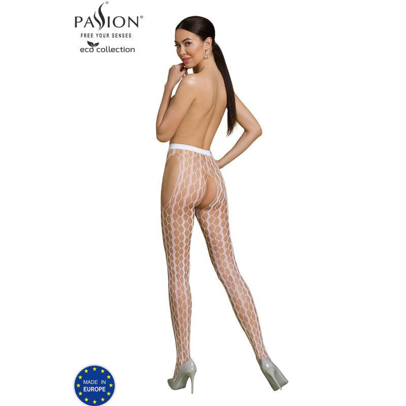 PASSION COLEO ECO BODYSTOCKING ECO S007 BRANCO