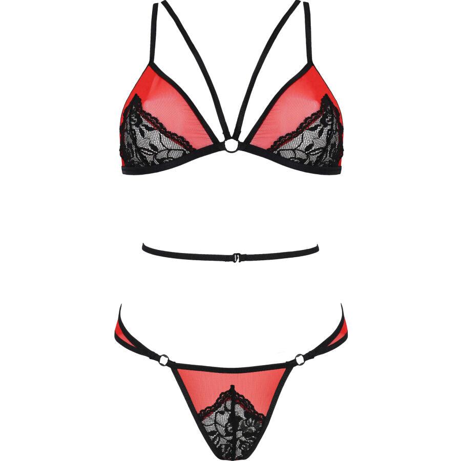 PASSION CONJUNTO PEONIA LINHA ERoTICA VERMELHA S M