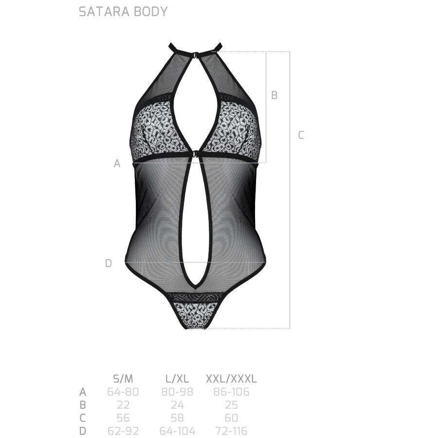 PASSION LINHA ERoTICA SATARA BODY PRETO S M