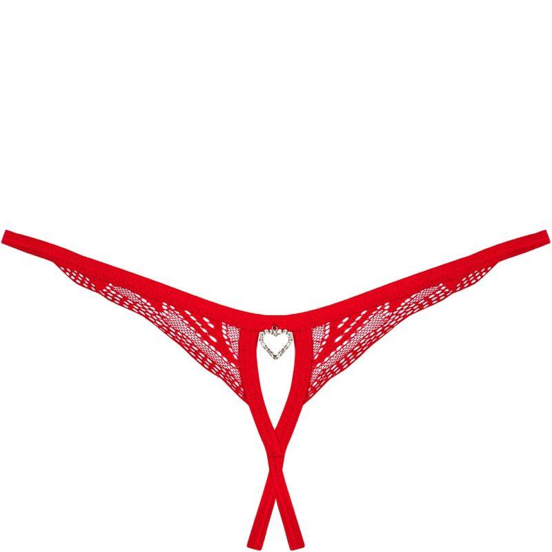 OBSESSIVE CHILISA TANGA CROTCHLESS XS S