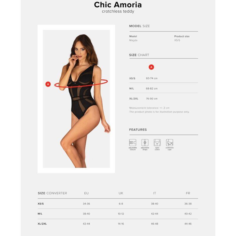 OBSESSIVE CHIC AMORIA TEDDY XL XXL