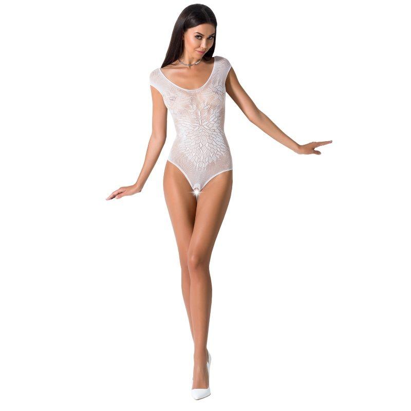 PASSION WOMAN BS064 BODYSTOCK BRANCO TAMANHO uNICO